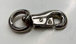 Swivel Cattle Snap, Malleable Iron, Nickel Plated